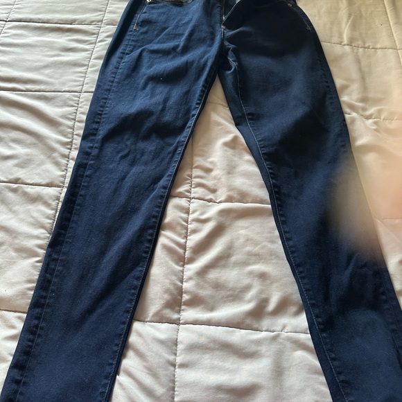 SPANX Women's Skinny Jeans - Dark Blue - Picture 2 of 3